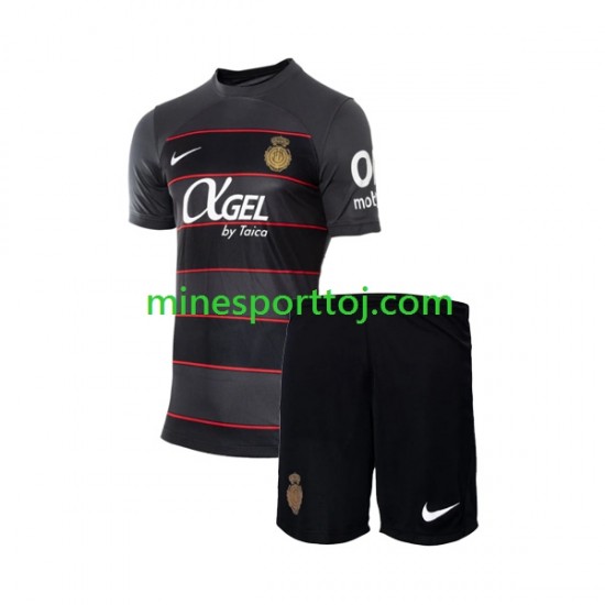 RCD Mallorca Børne Udebane Fodboldtrøje 2023-2024 Lange Ærmer