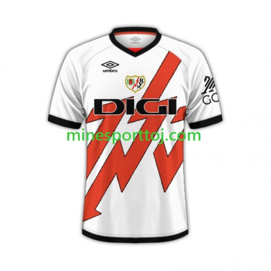 Rayo Vallecano Herre Hjemmebane Fodboldtrøje 2024-2025 Lange Ærmer