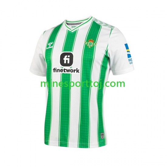 Real Betis Herre Hjemmebane Fodboldtrøje 2023-2024 Lange Ærmer