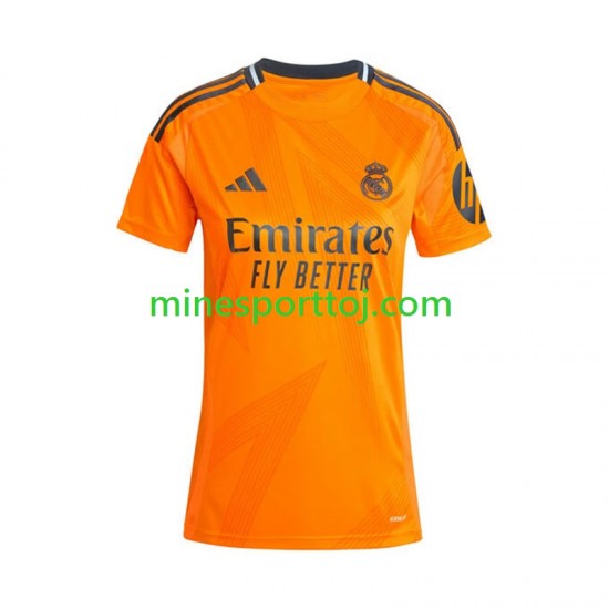 Real Madrid Kvinder Udebane Fodboldtrøje 2024-2025 Lange Ærmer