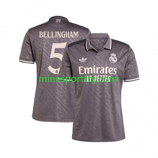 Real Madrid BELLINGHAM 5 Herre Tredje Fodboldtrøje 2024-2025 Lange Ærmer