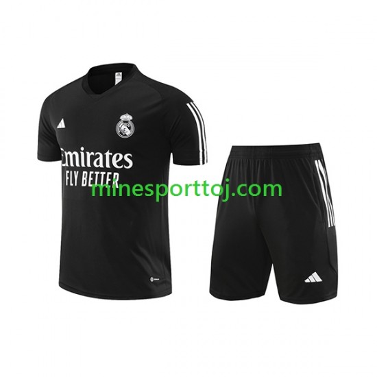Real Madrid Sort Træningstrøje og shorts 2023-2024 Real Madrid Sort Træningstrøje og shorts 2023-2024