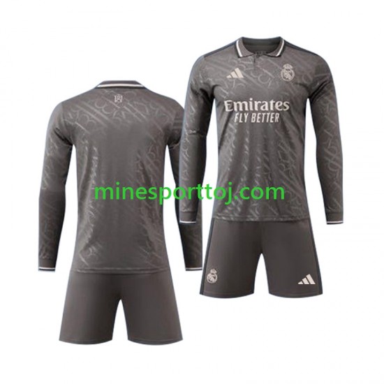 Real Madrid Børne Tredje Fodboldtrøje 2024-2025 med Korte Ærmer