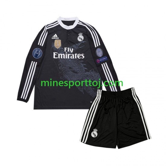 Real Madrid 2014 Børne Retro Tredje Fodboldtrøje med Korte Ærmer