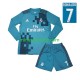 Real Madrid Cristiano Ronaldo 7 2017 Børne Retro Tredje Fodboldtrøje med Korte Ærmer