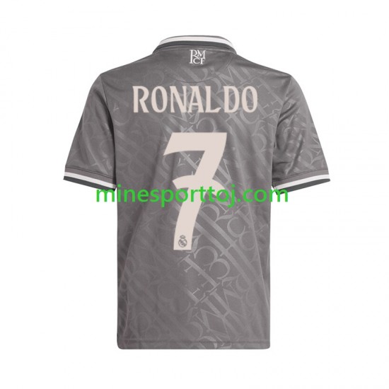 Real Madrid Cristiano Ronaldo 7 Herre Tredje Fodboldtrøje 2024-2025 Lange Ærmer