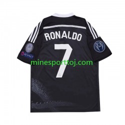 Real Madrid Cristiano Ronaldo 7 2014 Herre Retro Tredje Fodboldtrøje Lange Ærmer