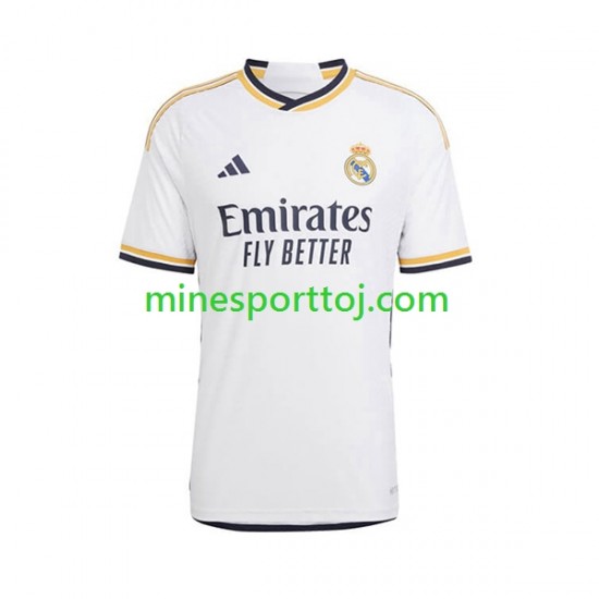 Real Madrid Federico Valverde 15 Børne Hjemmebane Fodboldtrøje 2023-2024 Lange Ærmer