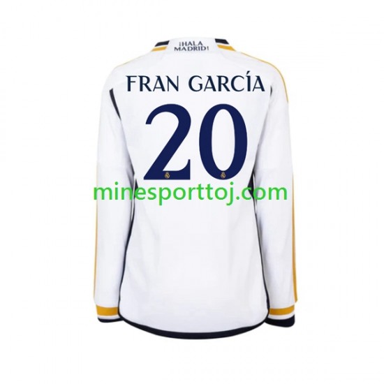 Real Madrid Fran Garcia 20 Herre Hjemmebane Fodboldtrøje 2023-2024 med Korte Ærmer