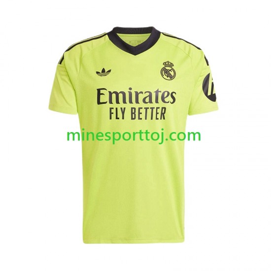 Real Madrid Målmand COURTOIS 1 Herre Tredje Fodboldtrøje 2024-2025 Lange Ærmer