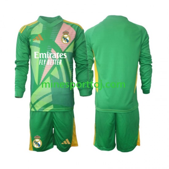 Real Madrid Målmand Børne Tredje Fodboldtrøje 2024-2025 med Korte Ærmer