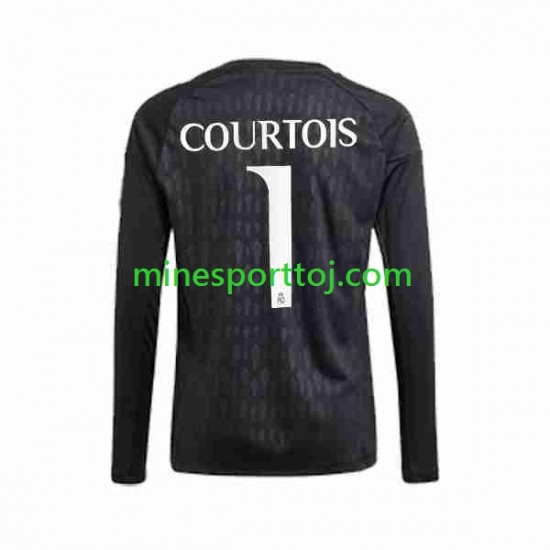 Real Madrid Målmand Thibaut Courtois 1 Herre Udebane Fodboldtrøje 2023-2024 med Korte Ærmer