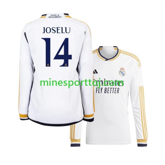 Real Madrid JOSELU 14 Herre Hjemmebane Fodboldtrøje 2023-2024 med Korte Ærmer