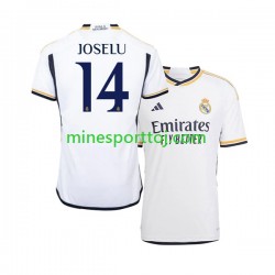Real Madrid JOSELU 14 Herre Hjemmebane Fodboldtrøje 2023-2024 Lange Ærmer