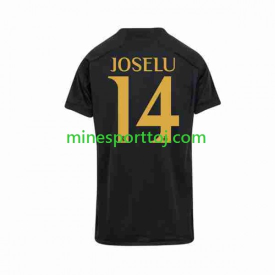 Real Madrid Joselu 14 Herre Tredje Fodboldtrøje 2023-2024 Lange Ærmer