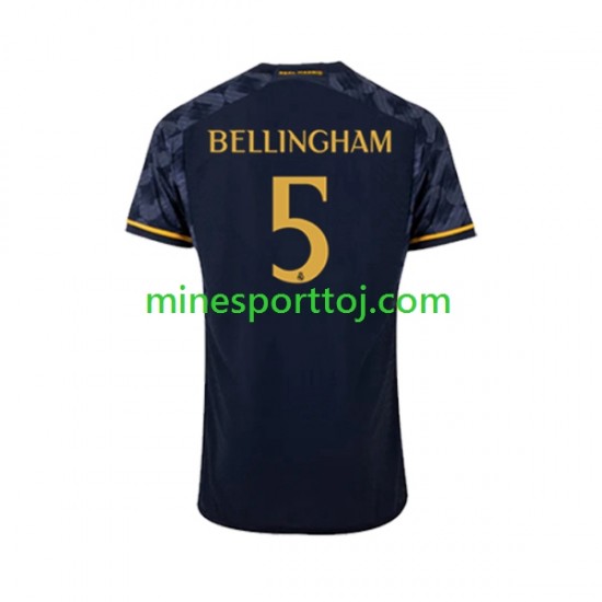 Real Madrid Jude Bellingham 5 Herre Udebane Fodboldtrøje 2023-2024 Lange Ærmer