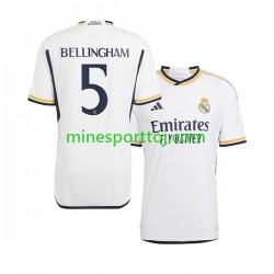 Real Madrid Jude Bellingham 5 Herre Hjemmebane Fodboldtrøje 2023-2024 Lange Ærmer