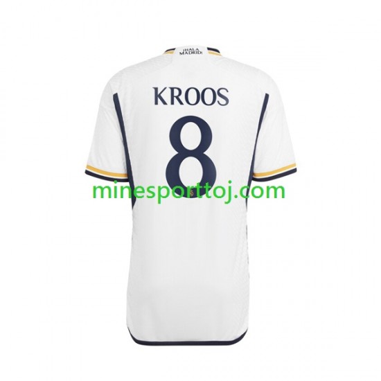 Real Madrid Kroos 8 Herre Hjemmebane Fodboldtrøje 2023-2024 Lange Ærmer
