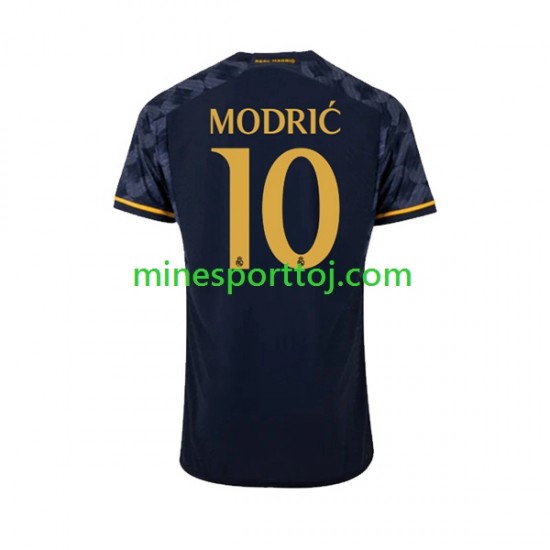 Real Madrid Luka Modric 10 Herre Udebane Fodboldtrøje 2023-2024 Lange Ærmer