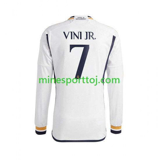 Real Madrid Vinicius Junior 7 Herre Hjemmebane Fodboldtrøje 2023-2024 med Korte Ærmer