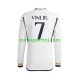 Real Madrid Vinicius Junior 7 Herre Hjemmebane Fodboldtrøje 2023-2024 med Korte Ærmer