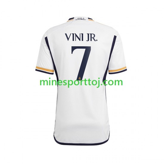 Real Madrid Vinicius Junior 7 Herre Hjemmebane Fodboldtrøje 2023-2024 Lange Ærmer