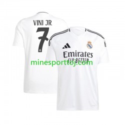 Real Madrid Vinicius Junior 7 Herre Hjemmebane Fodboldtrøje 2024-2025 Lange Ærmer