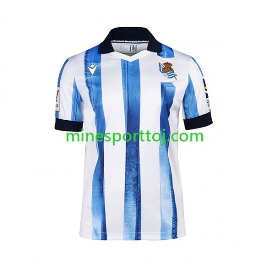 Real Sociedad Herre Hjemmebane Fodboldtrøje 2023-2024 Lange Ærmer Real Sociedad Herre Hjemmebane Fodboldtrøje 2023-2024 Lange Ærmer