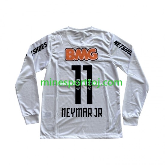 Santos FC Neymar JR 11 2011-2012 Herre Retro Hjemmebane Fodboldtrøje med Korte Ærmer
