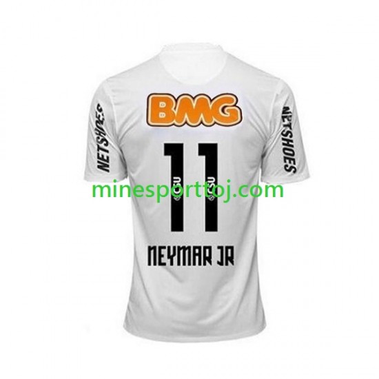 Santos Neymar JR 11 2011-2012 Herre Retro Hjemmebane Fodboldtrøje Lange Ærmer