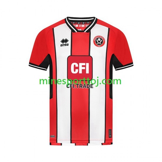 Sheffield United Herre Hjemmebane Fodboldtrøje 2023-2024 Lange Ærmer