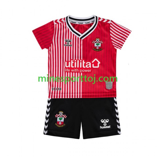 Southampton Børne Hjemmebane Fodboldtrøje 2023-2024 Lange Ærmer