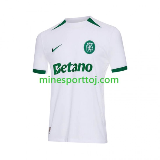 Sporting CP Herre Udebane Fodboldtrøje 2024-2025 Lange Ærmer Sporting CP Herre Udebane Fodboldtrøje 2024-2025 Lange Ærmer