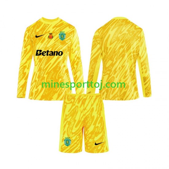 Sporting CP Målmand Børne Tredje Fodboldtrøje 2024-2025 med Korte Ærmer