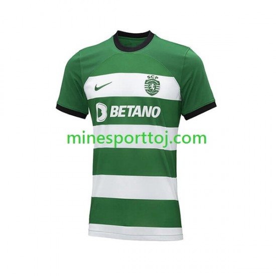 Sporting CP Herre Hjemmebane Fodboldtrøje 2023-2024 Lange Ærmer