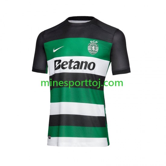 Sporting CP Herre Hjemmebane Fodboldtrøje 2024-2025 Lange Ærmer