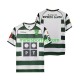 Sporting CP 2001 2003 Herre Retro Hjemmebane Fodboldtrøje Lange Ærmer