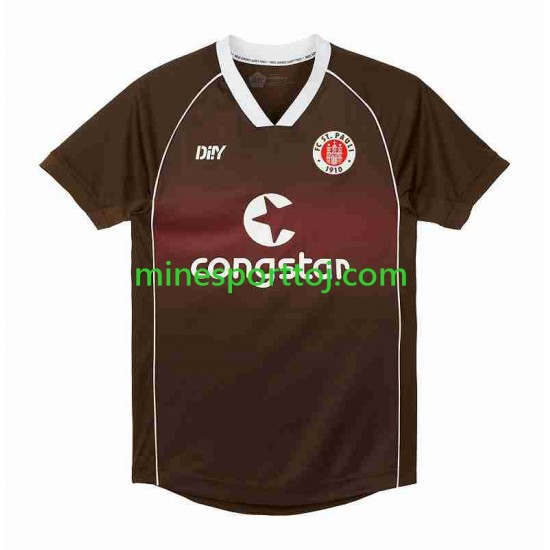 St Pauli Herre Hjemmebane Fodboldtrøje 2023-2024 Lange Ærmer