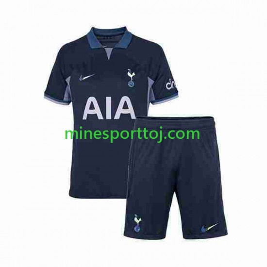 Tottenham Hotspur Børne Udebane Fodboldtrøje 2023-2024 Lange Ærmer