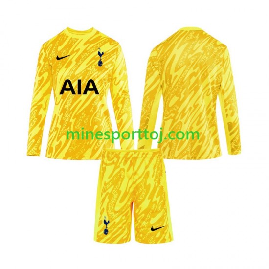 Tottenham Hotspur Målmand Børne Hjemmebane Fodboldtrøje 2024-2025 med Korte Ærmer Tottenham Hotspur Målmand Børne Hjemmebane Fodboldtrøje 2024-2025 med Korte Ærmer