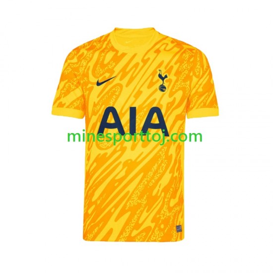 Tottenham Hotspur Målmand Herre Hjemmebane Gul Fodboldtrøje 2024-2025 Lange Ærmer