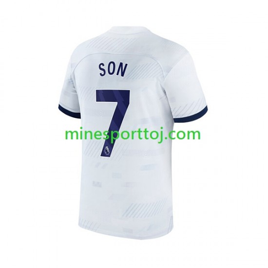 Tottenham Hotspur Son Heung-min 7 Herre Hjemmebane Fodboldtrøje 2023-2024 Lange Ærmer Tottenham Hotspur Son Heung-min 7 Herre Hjemmebane Fodboldtrøje 2023-2024 Lange Ærmer