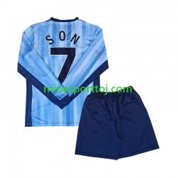 Tottenham Spurs Son 7 Børne Udebane Fodboldtrøje 2024-2025 med Korte Ærmer