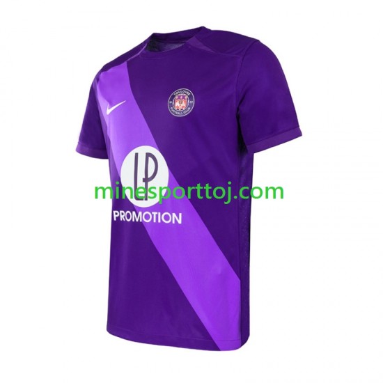 Toulouse FC Herre Hjemmebane Fodboldtrøje 2024-2025 Lange Ærmer