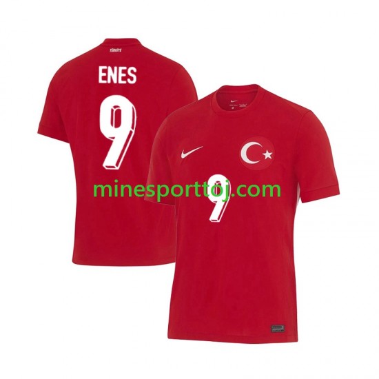 Tyrkiet Enes Unal 9 Euro 2024 Herre Udebane Fodboldtrøje Lange Ærmer