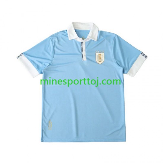 Uruguay 100th Anniversary 2024 Herre Hjemmebane Fodboldtrøje Lange Ærmer
