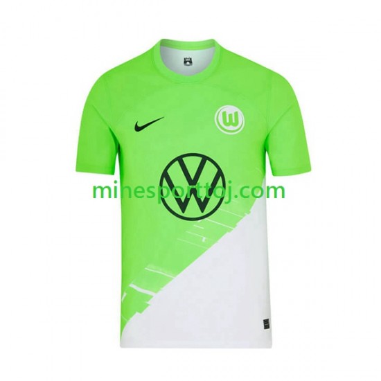 VfL Wolfsburg Herre Hjemmebane Fodboldtrøje 2023-2024 Lange Ærmer