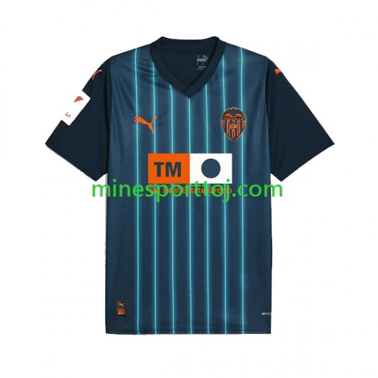 Valencia CF Herre Udebane Fodboldtrøje 2023-2024 Lange Ærmer