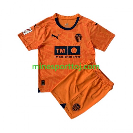 Valencia CF Børne Tredje Fodboldtrøje 2023-2024 Lange Ærmer