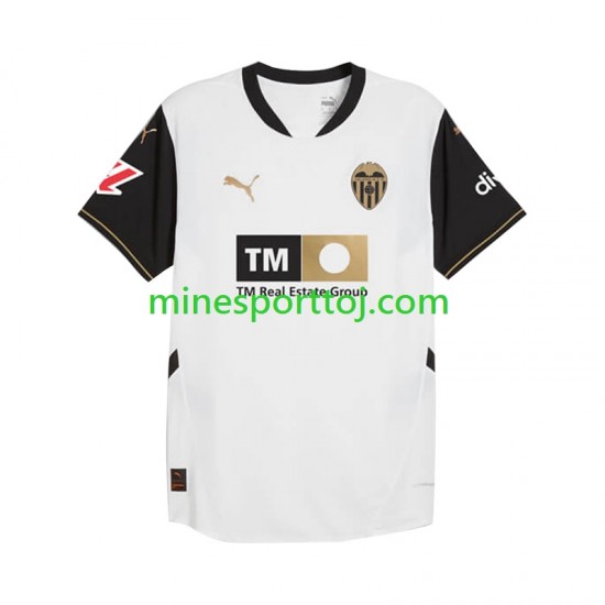 Valencia CF Herre Hjemmebane Fodboldtrøje 2024-2025 Lange Ærmer